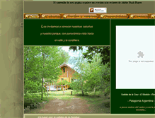 Tablet Screenshot of cabaniascerroamigo.com.ar